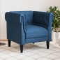 vidaXL Chesterfield-Sessel Blau Stoff vidaXL Chesterfield-Sessel Blau Stoff