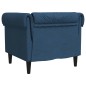 vidaXL Chesterfield-Sessel Blau Stoff vidaXL Chesterfield-Sessel Blau Stoff