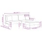 vidaXL Schlafsofa 2-Sitzer mit Kissen und Fußhocker Dunkelgrau Stoff vidaXL Schlafsofa 2-Sitzer mit Kissen und Fußhocker Dunkelgrau Stoff
