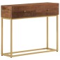 vidaXL Konsolentisch 90x30x76 cm Massivholz Mango und Eisen vidaXL Konsolentisch 90x30x76 cm Massivholz Mango und Eisen