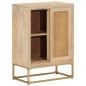 vidaXL Sideboard 55x30x76 cm Massivholz Mango und Eisen vidaXL Sideboard 55x30x76 cm Massivholz Mango und Eisen