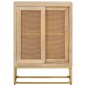 vidaXL Sideboard 55x30x76 cm Massivholz Mango und Eisen vidaXL Sideboard 55x30x76 cm Massivholz Mango und Eisen