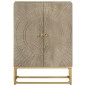 vidaXL Sideboard 55x30x76 cm Massivholz Mango und Eisen vidaXL Sideboard 55x30x76 cm Massivholz Mango und Eisen