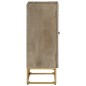 vidaXL Sideboard 55x30x76 cm Massivholz Mango und Eisen vidaXL Sideboard 55x30x76 cm Massivholz Mango und Eisen