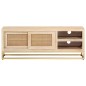 vidaXL TV-Schrank 110x30x40 cm Massivholz Mango und Eisen vidaXL TV-Schrank 110x30x40 cm Massivholz Mango und Eisen