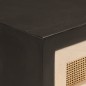 vidaXL Konsolentisch Schwarz 90x30x76 cm Massivholz Mango und Eisen vidaXL Konsolentisch Schwarz 90x30x76 cm Massivholz Mango und Eisen