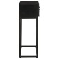 vidaXL Konsolentisch Schwarz 90x30x76 cm Massivholz Mango und Eisen vidaXL Konsolentisch Schwarz 90x30x76 cm Massivholz Mango und Eisen