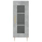 Highboard Betongrau 34,5x34x180 cm Holzwerkstoff Highboard Betongrau 34,5x34x180 cm Holzwerkstoff