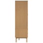 vidaXL Kleiderschrank OLDEN Braun 76,5x53x172 cm Massivholz Kiefer vidaXL Kleiderschrank OLDEN Braun 76,5x53x172 cm Massivholz Kiefer