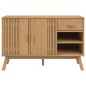 vidaXL Sideboard OLDEN Braun 114x43x73,5 cm Massivholz Kiefer vidaXL Sideboard OLDEN Braun 114x43x73,5 cm Massivholz Kiefer