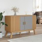 vidaXL Sideboard OLDEN Grau und Braun 114x43x73,5 cm Massivholz Kiefer vidaXL Sideboard OLDEN Grau und Braun 114x43x73,5 cm Massivholz Kiefer