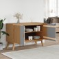 vidaXL Sideboard OLDEN Grau und Braun 114x43x73,5 cm Massivholz Kiefer vidaXL Sideboard OLDEN Grau und Braun 114x43x73,5 cm Massivholz Kiefer
