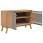 vidaXL Sideboard OLDEN Grau und Braun 114x43x73,5 cm Massivholz Kiefer vidaXL Sideboard OLDEN Grau und Braun 114x43x73,5 cm Massivholz Kiefer
