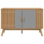 vidaXL Sideboard OLDEN Grau und Braun 114x43x73,5 cm Massivholz Kiefer vidaXL Sideboard OLDEN Grau und Braun 114x43x73,5 cm Massivholz Kiefer