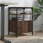 vidaXL Druckerständer 3 Ablagen Braun Eichen-Optik 50x40x76 cm vidaXL Druckerständer 3 Ablagen Braun Eichen-Optik 50x40x76 cm