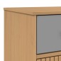 vidaXL Sideboard OLDEN Grau und Braun 114x43x73,5 cm Massivholz Kiefer vidaXL Sideboard OLDEN Grau und Braun 114x43x73,5 cm Massivholz Kiefer