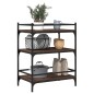 vidaXL Küchenwagen Braun Eichen-Optik 65x40x86,5 cm Holzwerkstoff vidaXL Küchenwagen Braun Eichen-Optik 65x40x86,5 cm Holzwerkstoff