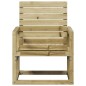 vidaXL Gartenstuhl 57,5x63x76 cm Kiefernholz Imprägniert vidaXL Gartenstuhl 57,5x63x76 cm Kiefernholz Imprägniert