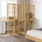 vidaXL 5-tlg. Raumteiler Braun Massivholz Paulownia vidaXL 5-tlg. Raumteiler Braun Massivholz Paulownia