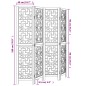 vidaXL 4-tlg. Raumteiler Braun Massivholz Paulownia vidaXL 4-tlg. Raumteiler Braun Massivholz Paulownia