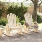 vidaXL Adirondack-Schaukelstühle 2 Stk. Massivholz Tanne vidaXL Adirondack-Schaukelstühle 2 Stk. Massivholz Tanne