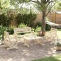 vidaXL 4-tlg. Garten-Lounge-Set Massivholz Tanne vidaXL 4-tlg. Garten-Lounge-Set Massivholz Tanne