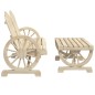 vidaXL 4-tlg. Garten-Lounge-Set Massivholz Tanne vidaXL 4-tlg. Garten-Lounge-Set Massivholz Tanne