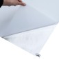 vidaXL Fensterfolien 3 Stk. Statisch Matt Transparent Weiß PVC vidaXL Fensterfolien 3 Stk. Statisch Matt Transparent Weiß PVC