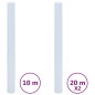 vidaXL Fensterfolien 3 Stk. Statisch Matt Transparent Weiß PVC vidaXL Fensterfolien 3 Stk. Statisch Matt Transparent Weiß PVC