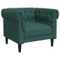 vidaXL Chesterfield-Sessel Dunkelgrün Stoff vidaXL Chesterfield-Sessel Dunkelgrün Stoff