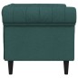 vidaXL Chesterfield-Sessel Dunkelgrün Stoff vidaXL Chesterfield-Sessel Dunkelgrün Stoff