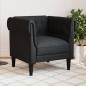 vidaXL Chesterfield-Sessel Schwarz Stoff vidaXL Chesterfield-Sessel Schwarz Stoff