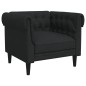 vidaXL Chesterfield-Sessel Schwarz Stoff vidaXL Chesterfield-Sessel Schwarz Stoff