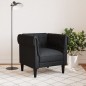 vidaXL Chesterfield-Sessel Schwarz Stoff vidaXL Chesterfield-Sessel Schwarz Stoff
