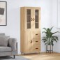 Highboard Sonoma-Eiche 69,5x34x180 cm Holzwerkstoff Highboard Sonoma-Eiche 69,5x34x180 cm Holzwerkstoff