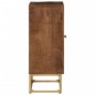 vidaXL Sideboard 55x30x76 cm Massivholz Mango und Eisen vidaXL Sideboard 55x30x76 cm Massivholz Mango und Eisen
