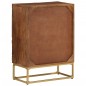 vidaXL Sideboard 55x30x76 cm Massivholz Mango und Eisen vidaXL Sideboard 55x30x76 cm Massivholz Mango und Eisen