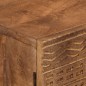 vidaXL Sideboard 55x30x76 cm Massivholz Mango und Eisen vidaXL Sideboard 55x30x76 cm Massivholz Mango und Eisen