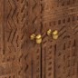 vidaXL Sideboard 55x30x76 cm Massivholz Mango und Eisen vidaXL Sideboard 55x30x76 cm Massivholz Mango und Eisen