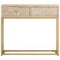 vidaXL Konsolentisch 90x30x76 cm Massivholz Mango und Eisen vidaXL Konsolentisch 90x30x76 cm Massivholz Mango und Eisen