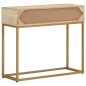 vidaXL Konsolentisch 90x30x76 cm Massivholz Mango und Eisen vidaXL Konsolentisch 90x30x76 cm Massivholz Mango und Eisen
