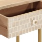vidaXL Konsolentisch 90x30x76 cm Massivholz Mango und Eisen vidaXL Konsolentisch 90x30x76 cm Massivholz Mango und Eisen