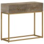 vidaXL Konsolentisch 90x30x76 cm Massivholz Mango und Eisen vidaXL Konsolentisch 90x30x76 cm Massivholz Mango und Eisen