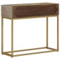 vidaXL Konsolentisch 90x30x76 cm Massivholz Mango und Eisen vidaXL Konsolentisch 90x30x76 cm Massivholz Mango und Eisen