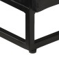 vidaXL TV-Schrank Schwarz 110x30x40 cm Massivholz Mango und Eisen vidaXL TV-Schrank Schwarz 110x30x40 cm Massivholz Mango und Eisen