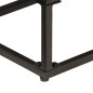 vidaXL Sideboard Schwarz 55x30x76 cm Massivholz Mango und Eisen vidaXL Sideboard Schwarz 55x30x76 cm Massivholz Mango und Eisen