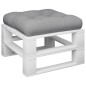 vidaXL Palettenkissen Grau 50x50x12 cm Stoff vidaXL Palettenkissen Grau 50x50x12 cm Stoff