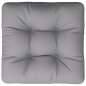 vidaXL Palettenkissen Grau 50x50x12 cm Stoff vidaXL Palettenkissen Grau 50x50x12 cm Stoff