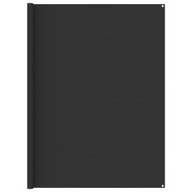 vidaXL Zeltteppich 250x250 cm Anthrazit HDPE