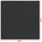 vidaXL Zeltteppich 250x250 cm Anthrazit HDPE vidaXL Zeltteppich 250x250 cm Anthrazit HDPE